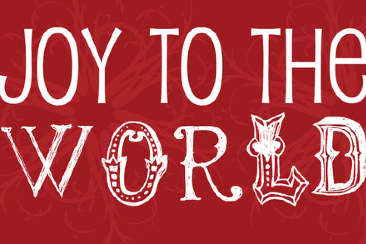 Joy to the World:  Because of God's Pursuit