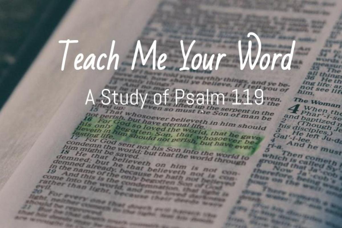 Teach Me Your Word: A Study of Psalm 119